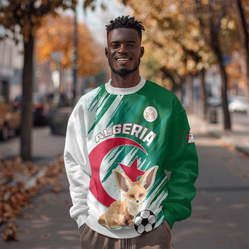 Support Les Fennecs - Algeria Football Sweatshirt LT01