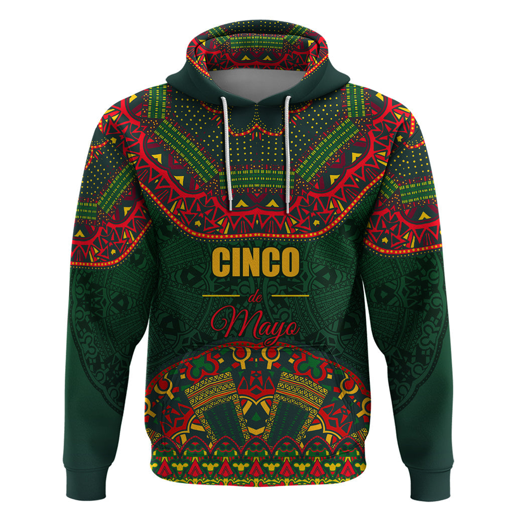 Cinco de Mayo 2024 Hoodie Mexican Folk Pattern LT01