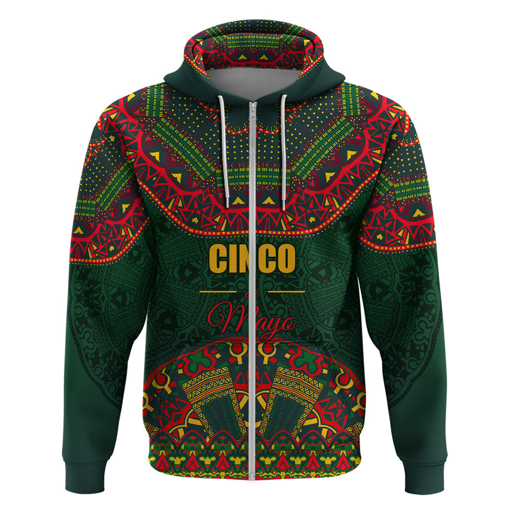 Cinco de Mayo 2024 Hoodie Mexican Folk Pattern LT01