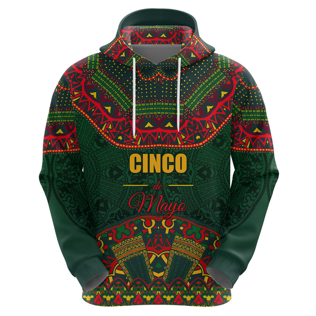 Cinco de Mayo 2024 Hoodie Mexican Folk Pattern LT01
