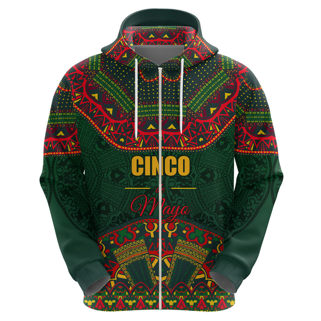 Cinco de Mayo 2024 Hoodie Mexican Folk Pattern LT01
