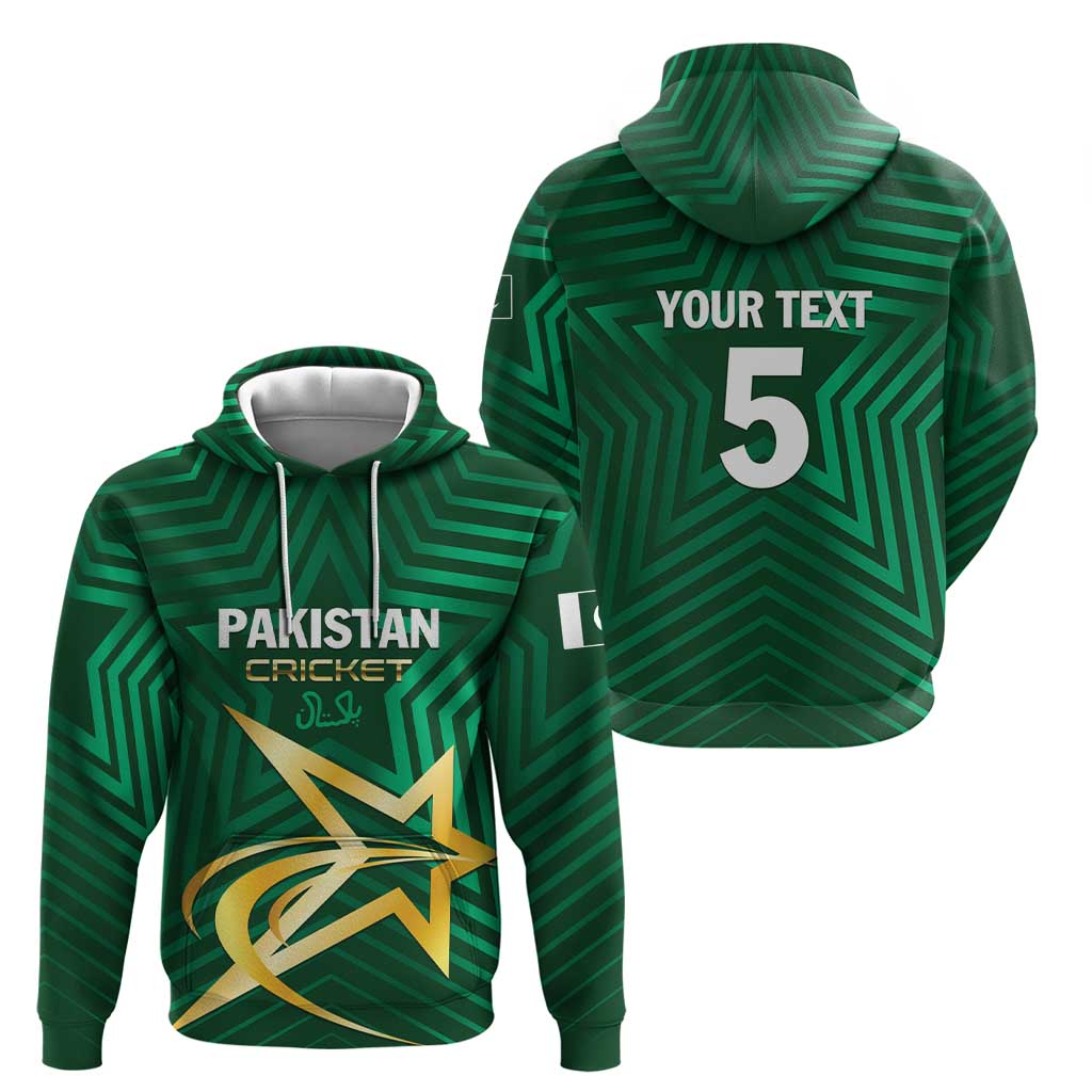 Custom Pakistan Cricket Hoodie The Boys In Green LT01