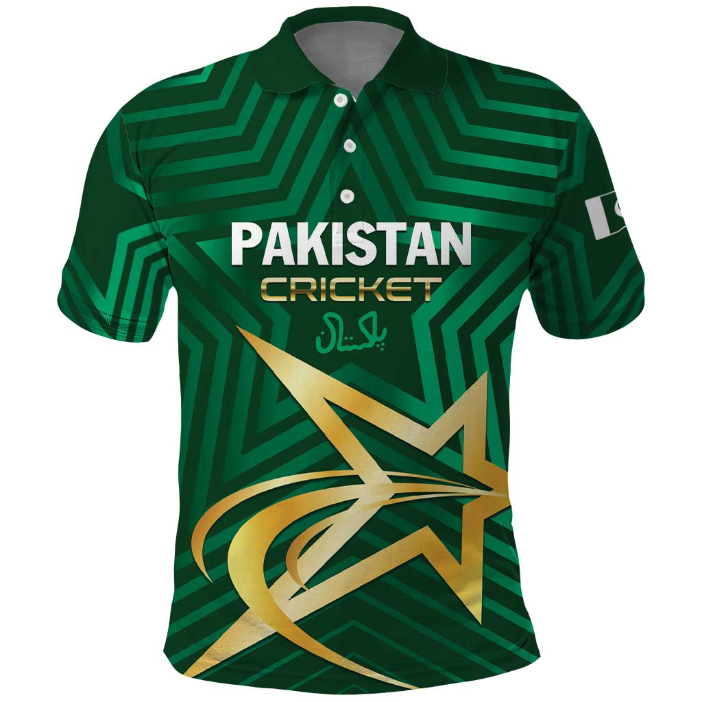 Custom Pakistan Cricket Polo Shirt The Boys In Green LT01