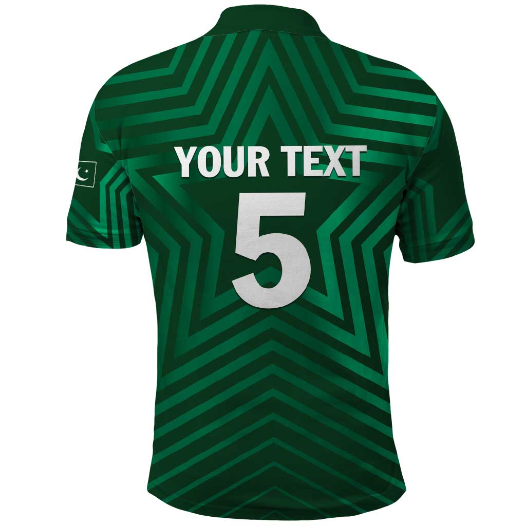 Custom Pakistan Cricket Polo Shirt The Boys In Green LT01
