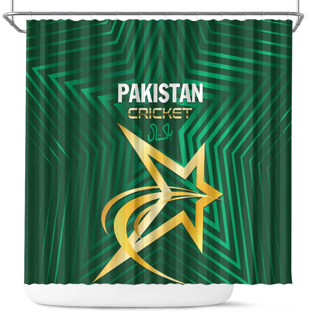 Pakistan Cricket Shower Curtain The Boys In Green LT01