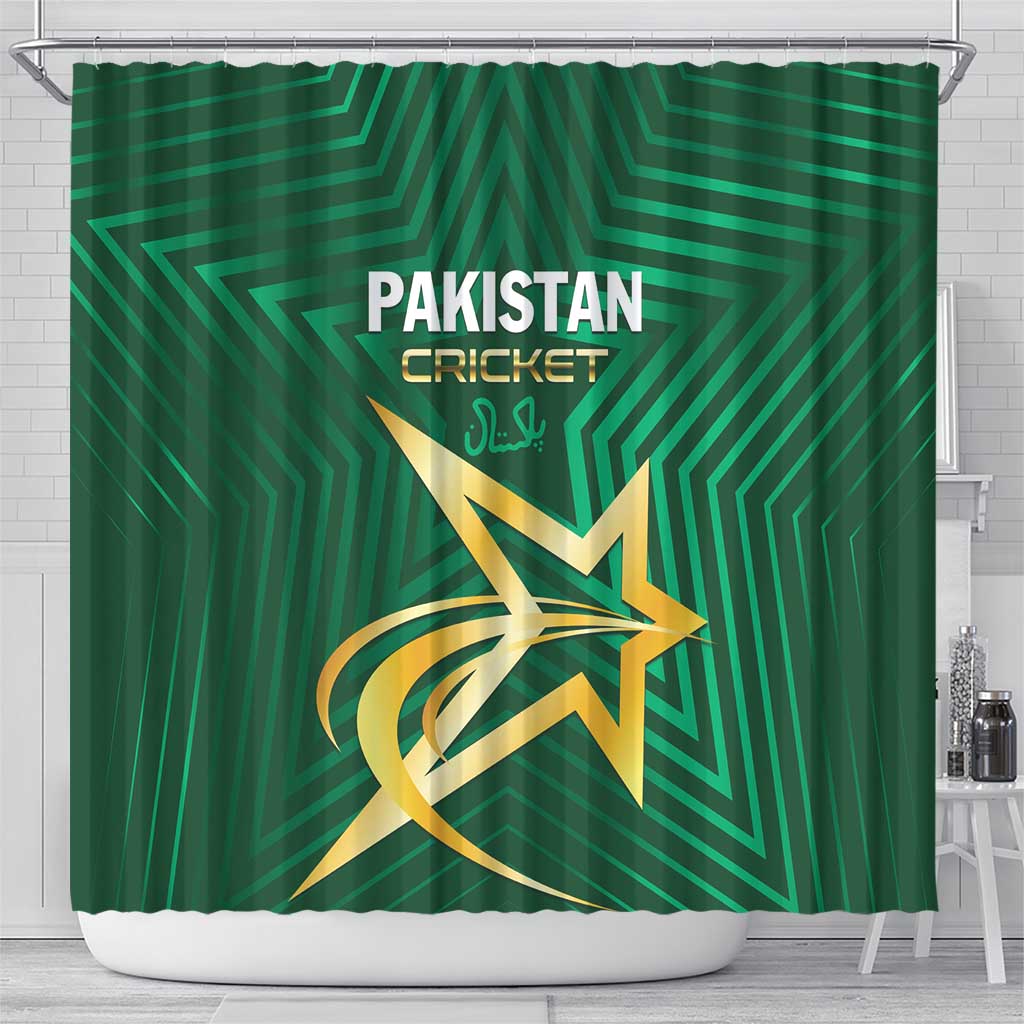 Pakistan Cricket Shower Curtain The Boys In Green LT01