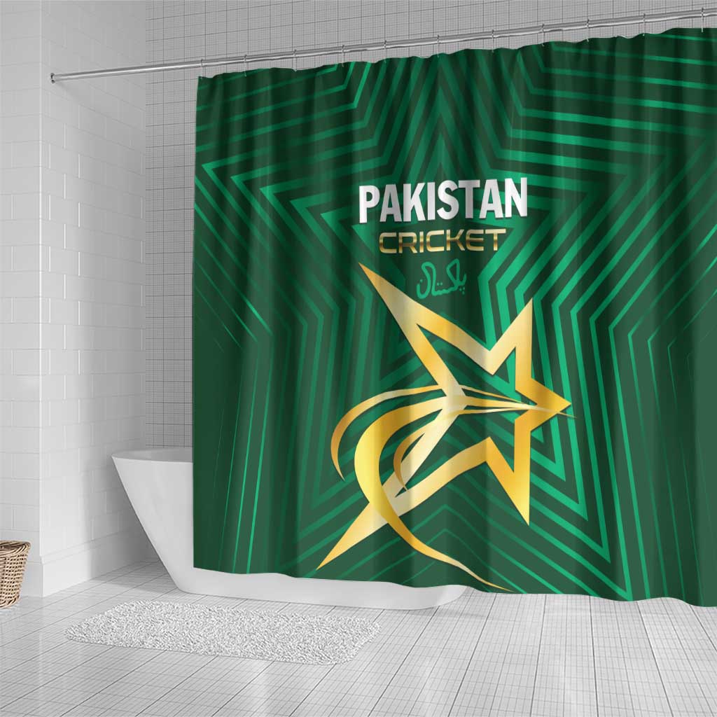 Pakistan Cricket Shower Curtain The Boys In Green LT01