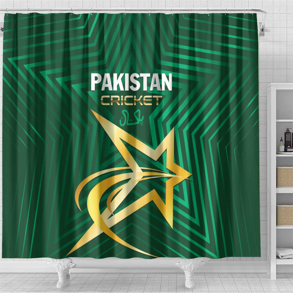 Pakistan Cricket Shower Curtain The Boys In Green LT01