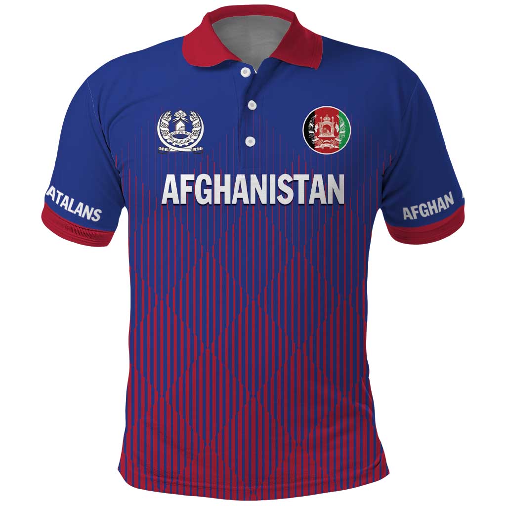 Custom Afghanistan Cricket Afghan Atalan Polo Shirt Glorious Nation Victorious Team LT01