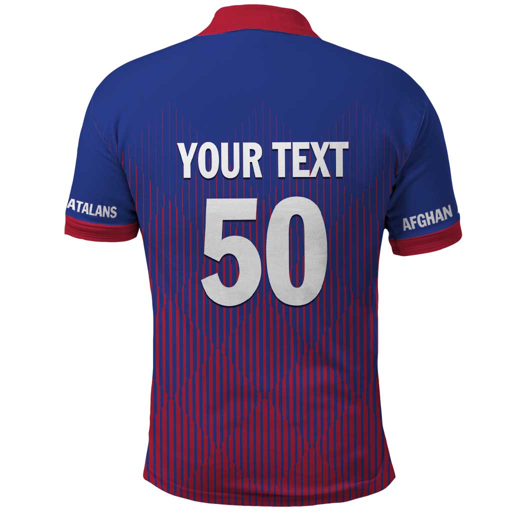 Custom Afghanistan Cricket Afghan Atalan Polo Shirt Glorious Nation Victorious Team LT01