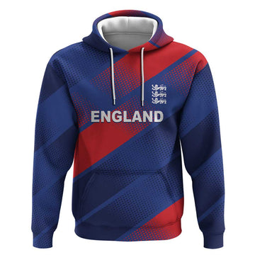Custom England Cricket Hoodie Come On Three Lions LT01