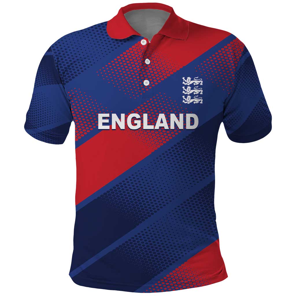 Custom England Cricket Polo Shirt Come On Three Lions LT01