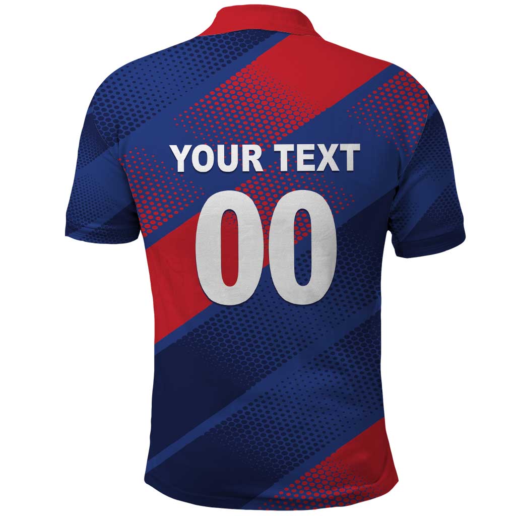 Custom England Cricket Polo Shirt Come On Three Lions LT01