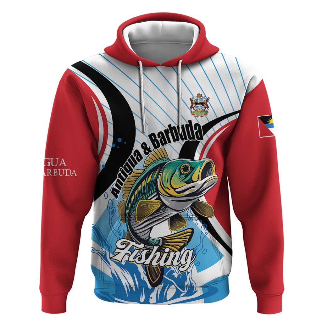 Personalized Antigua and Barbuda Fishing Hoodie Sporty Style LT01