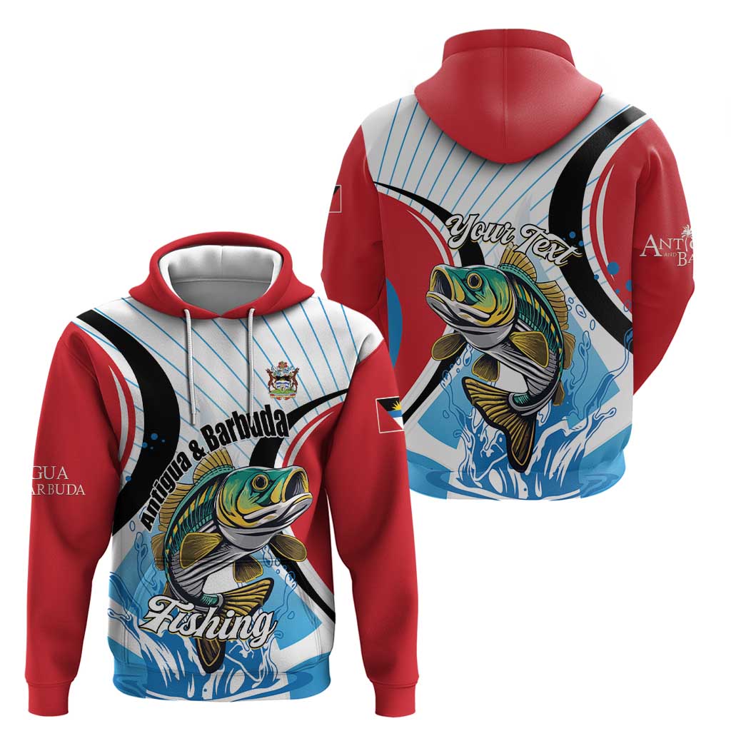 Personalized Antigua and Barbuda Fishing Hoodie Sporty Style LT01