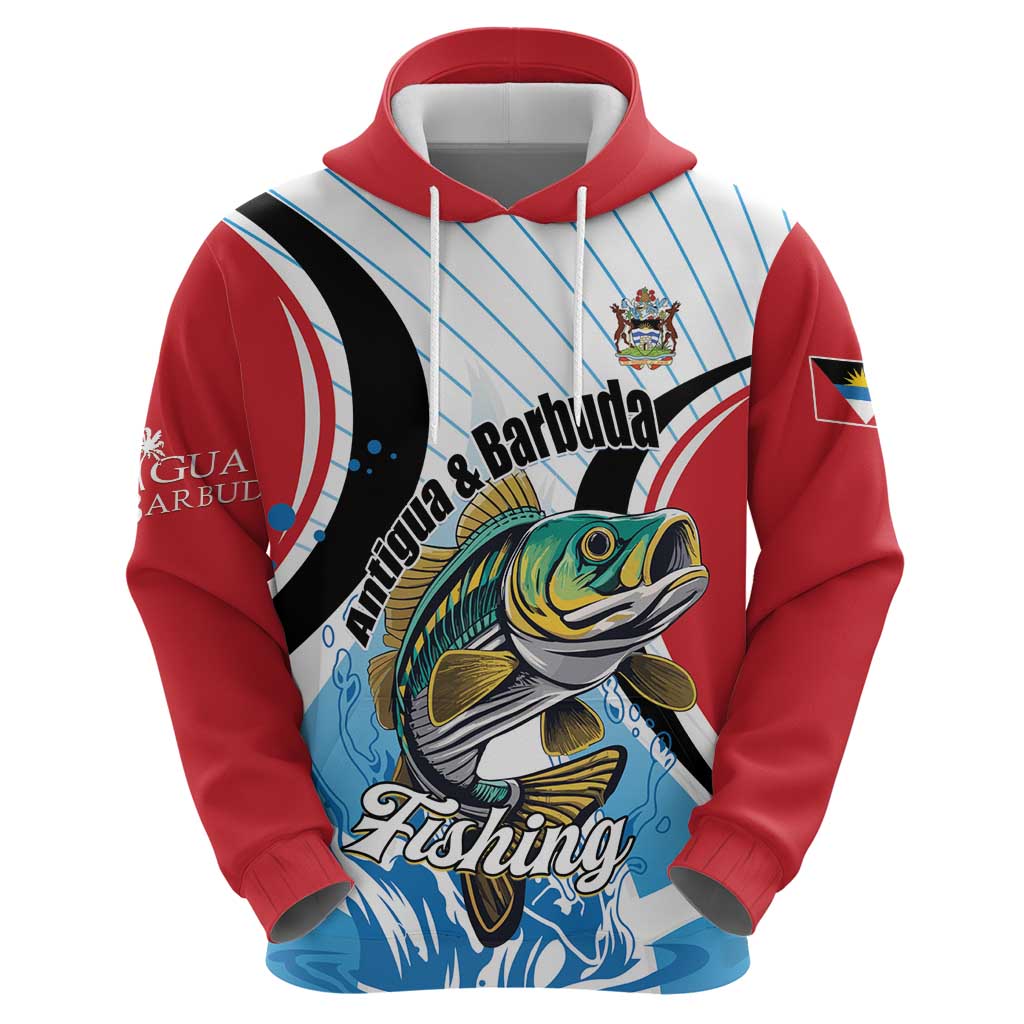 Personalized Antigua and Barbuda Fishing Hoodie Sporty Style LT01