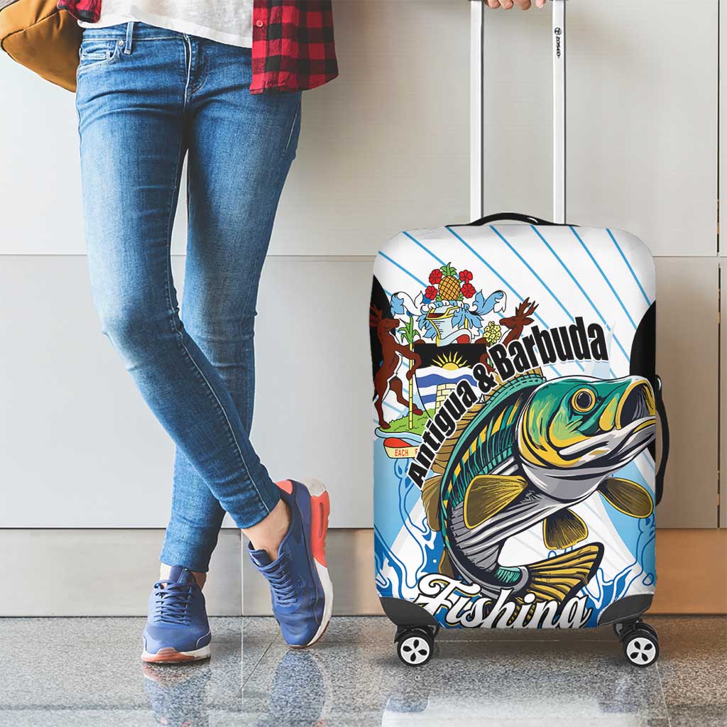 Antigua and Barbuda Fishing Luggage Cover Sporty Style LT01