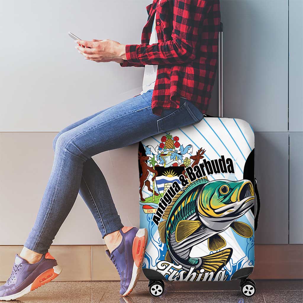 Antigua and Barbuda Fishing Luggage Cover Sporty Style LT01