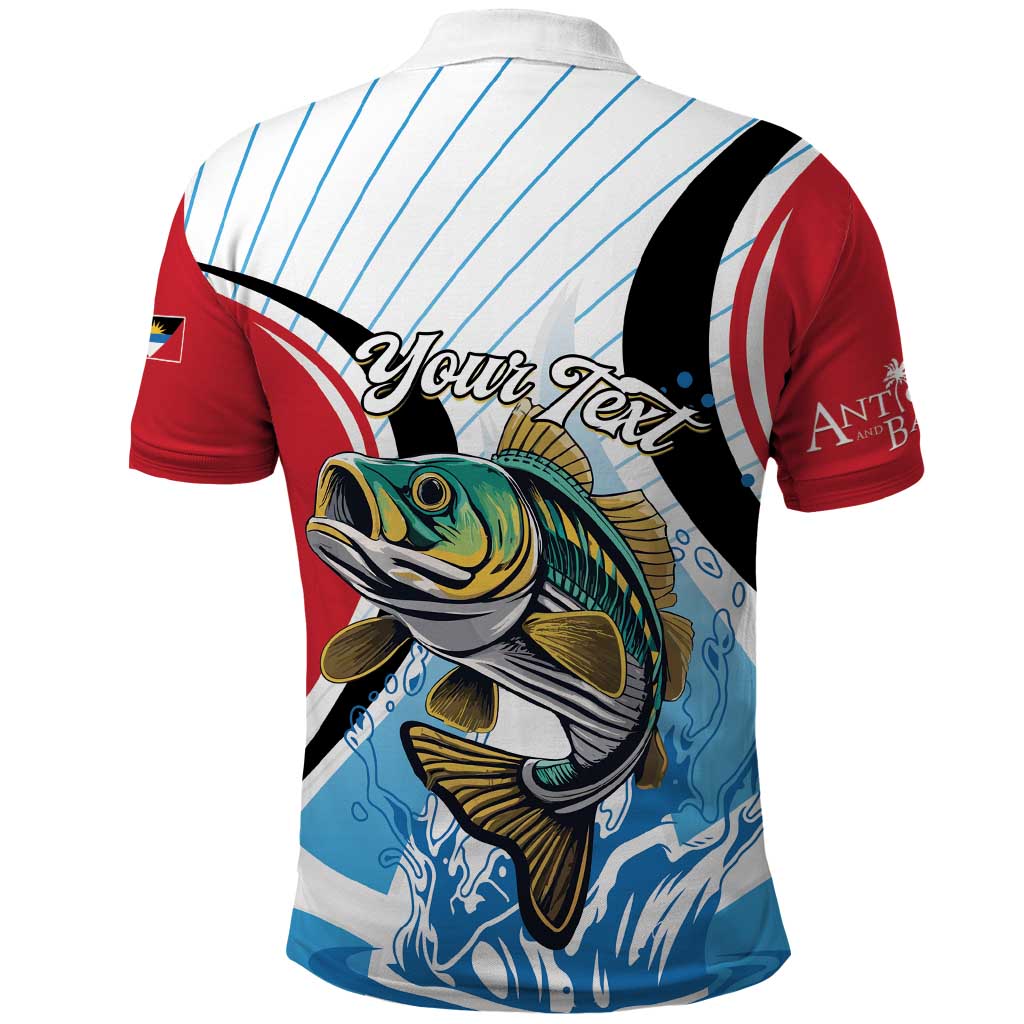 Personalized Antigua and Barbuda Fishing Polo Shirt Sporty Style LT01
