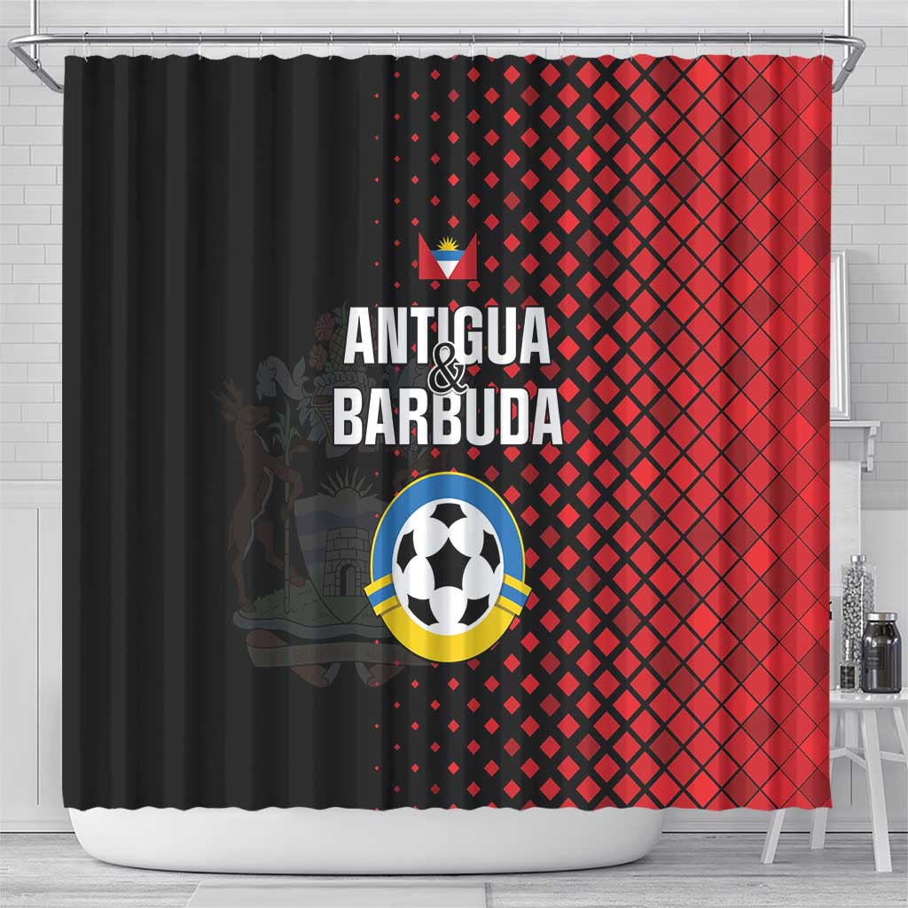 Football Antigua and Barbuda Shower Curtain The Benna Boys Go Champions LT01