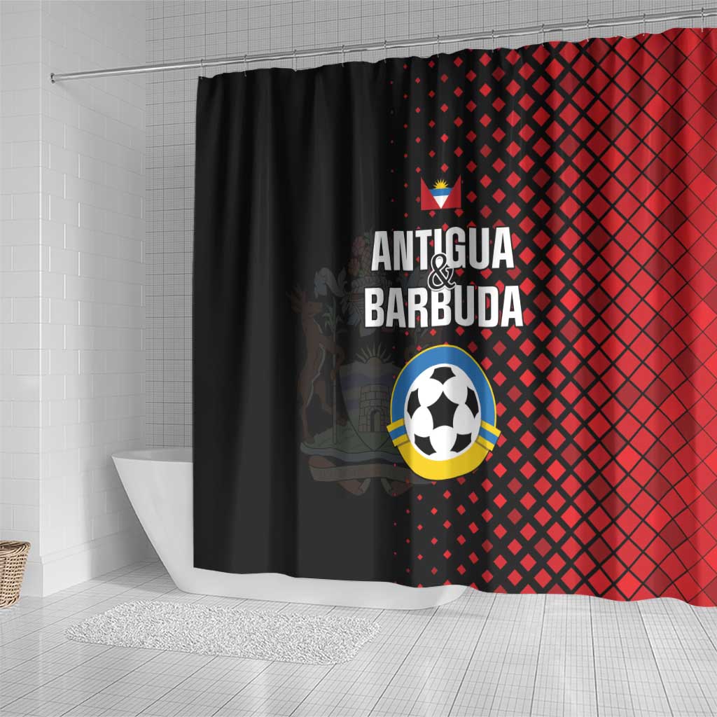 Football Antigua and Barbuda Shower Curtain The Benna Boys Go Champions LT01