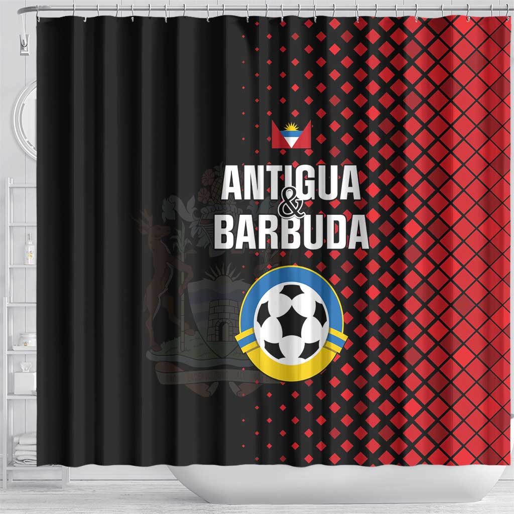Football Antigua and Barbuda Shower Curtain The Benna Boys Go Champions LT01