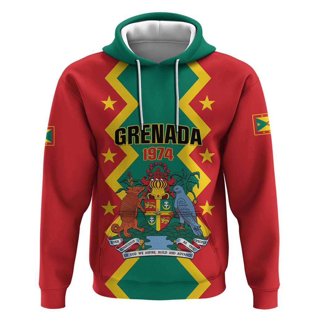Personalized Grenada 1974 Hoodie Proud To Be Grenadian LT01