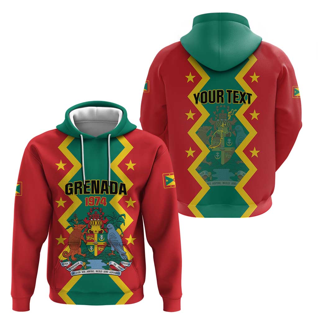 Personalized Grenada 1974 Hoodie Proud To Be Grenadian LT01