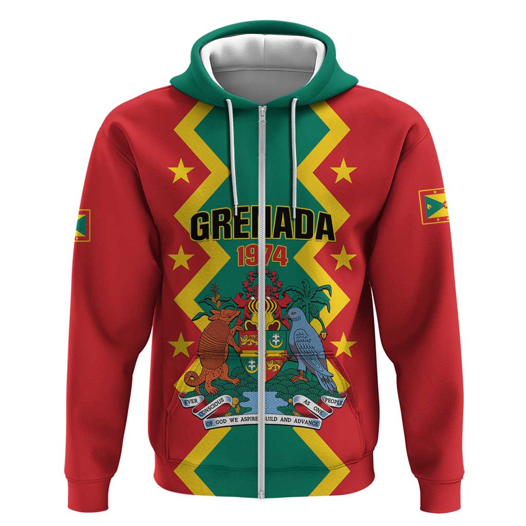 Personalized Grenada 1974 Hoodie Proud To Be Grenadian LT01
