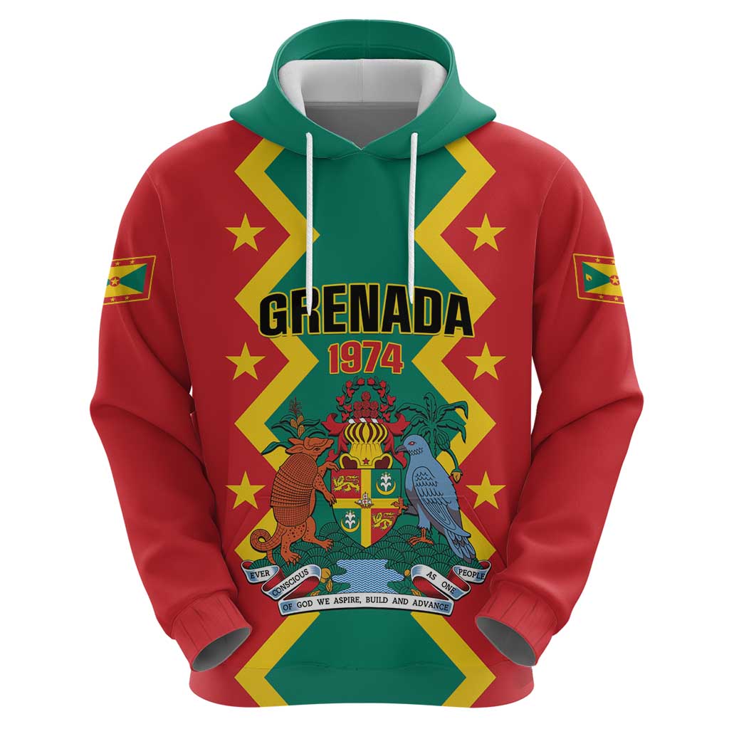 Personalized Grenada 1974 Hoodie Proud To Be Grenadian LT01