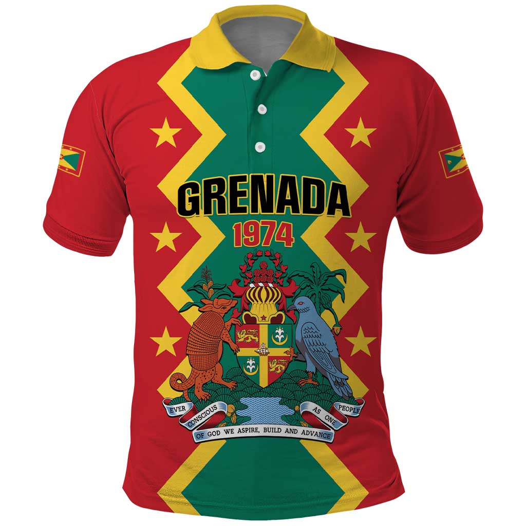 Personalized Grenada 1974 Polo Shirt Proud To Be Grenadian LT01