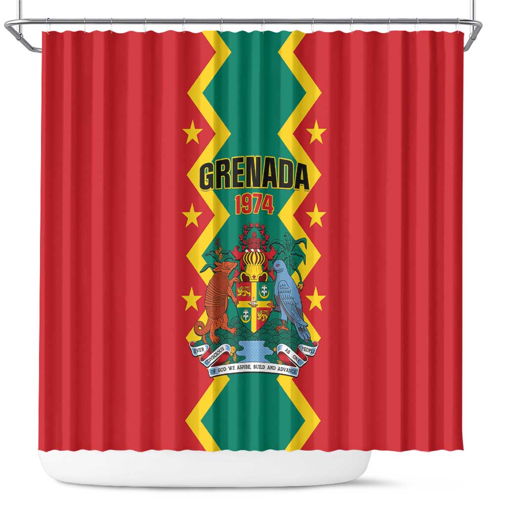 Grenada 1974 Shower Curtain Proud To Be Grenadian LT01