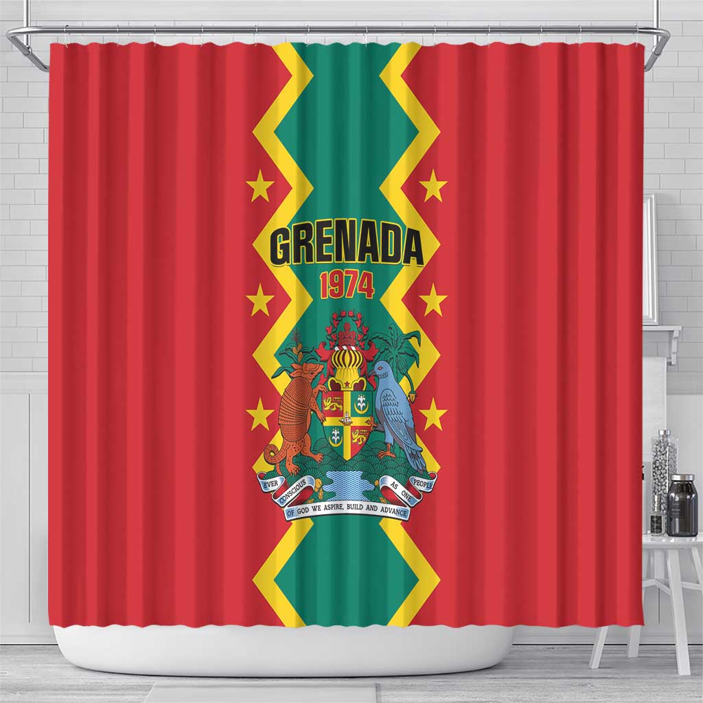 Grenada 1974 Shower Curtain Proud To Be Grenadian LT01