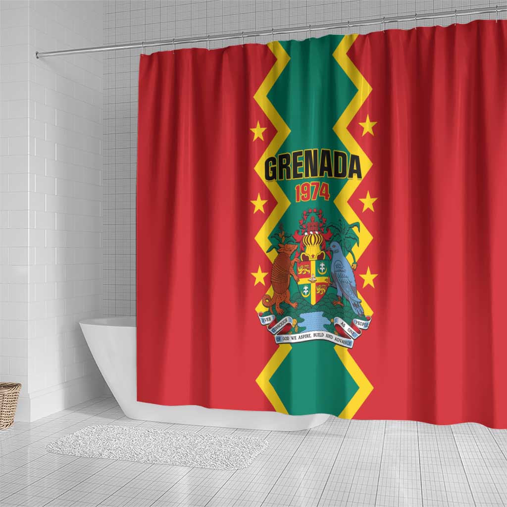 Grenada 1974 Shower Curtain Proud To Be Grenadian LT01