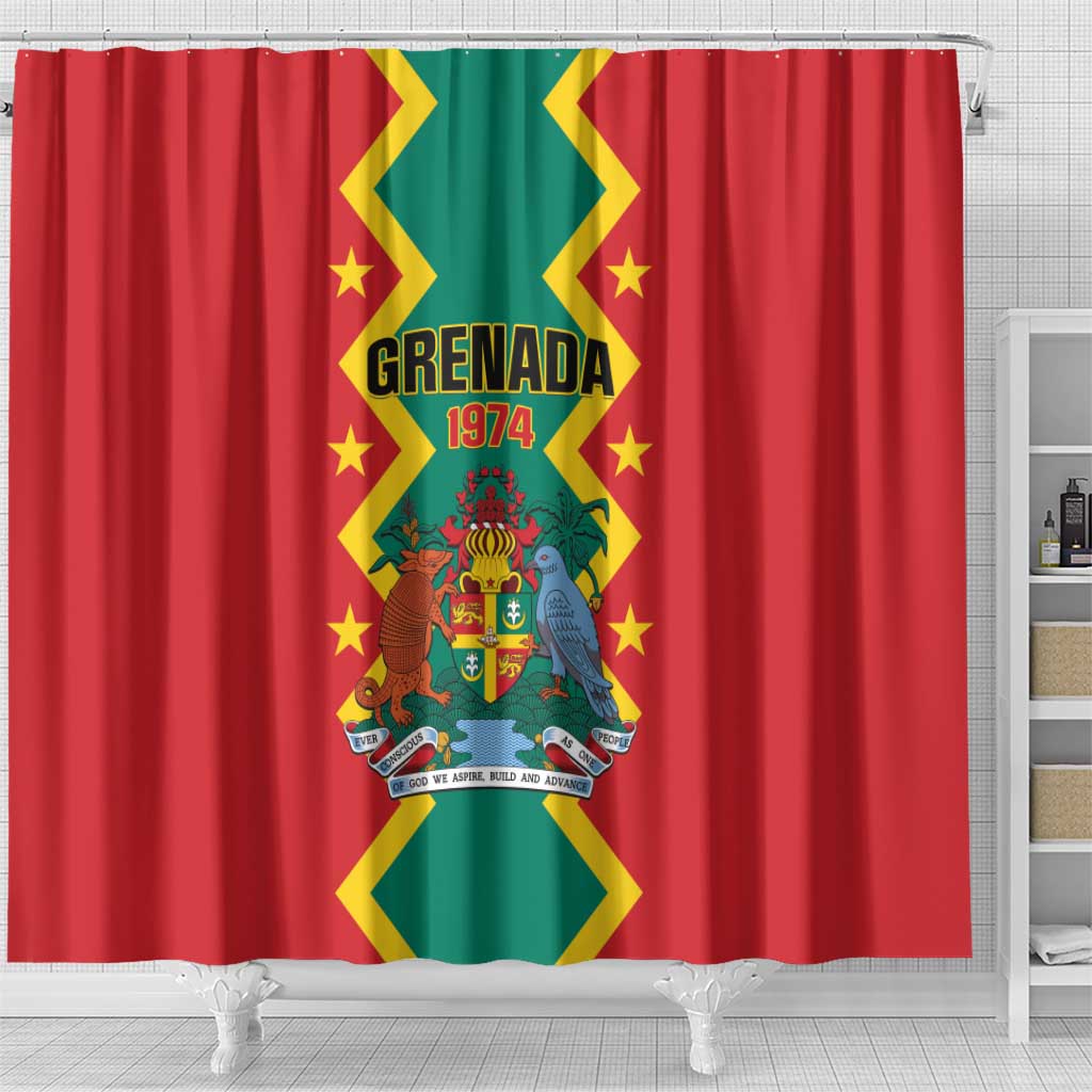 Grenada 1974 Shower Curtain Proud To Be Grenadian LT01