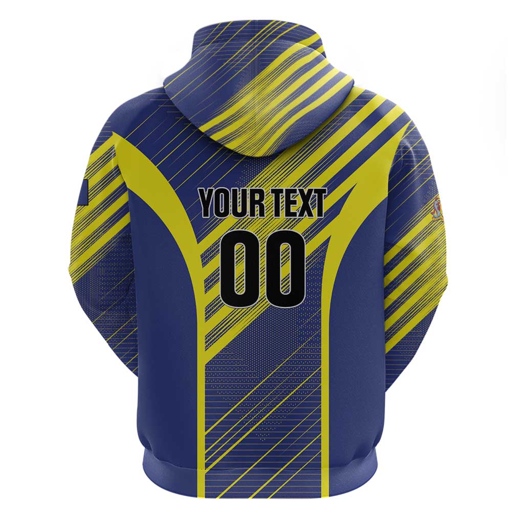 Custom Barbados Football Hoodie Go Champions Bajan Tridents LT01