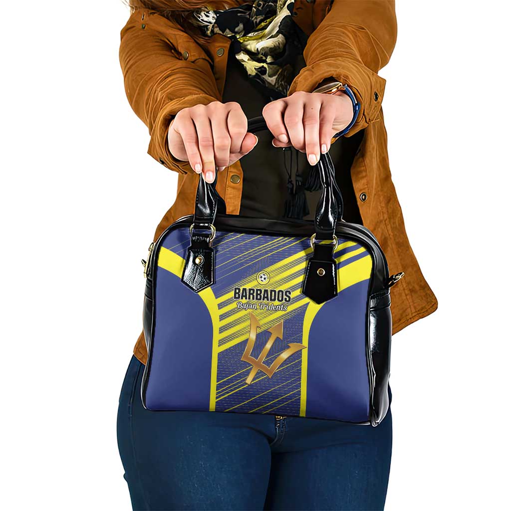 Barbados Football Shoulder Handbag Go Champions Bajan Tridents LT01