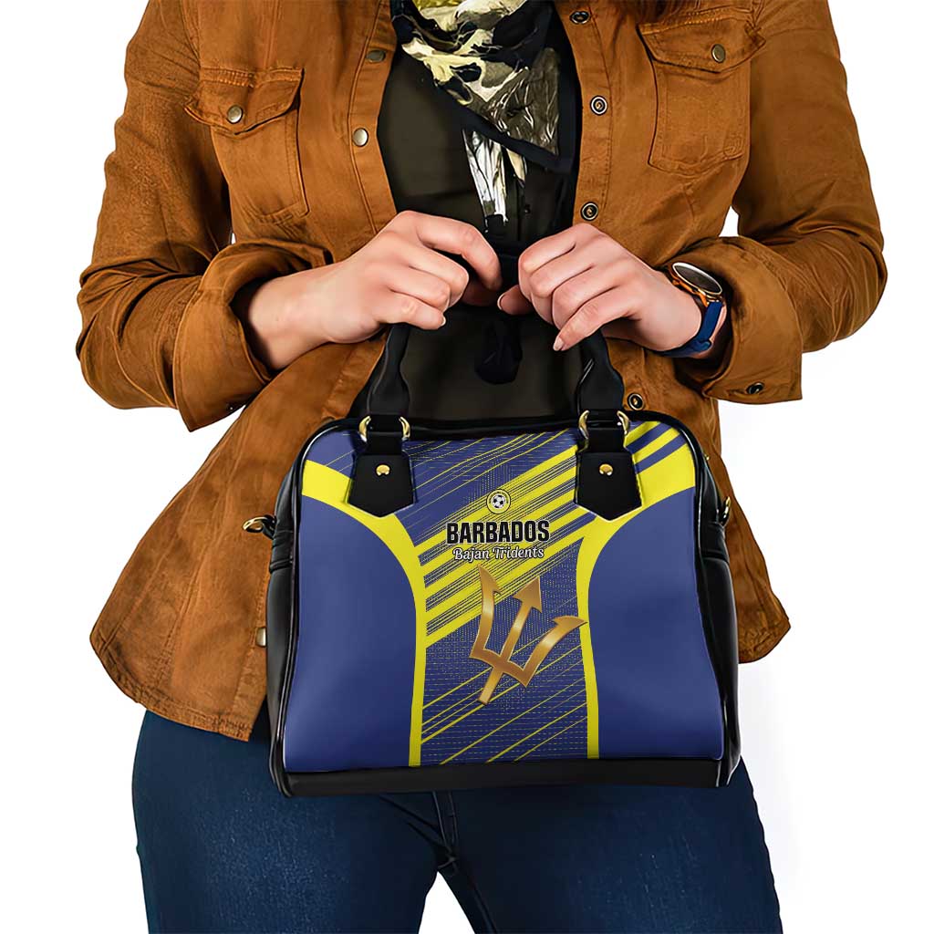 Barbados Football Shoulder Handbag Go Champions Bajan Tridents LT01