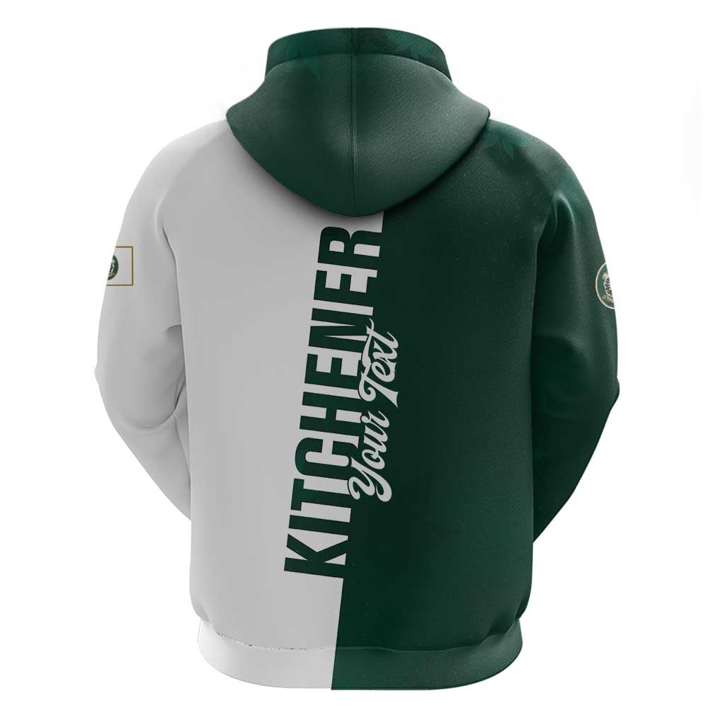 Personalised Canada Kitchener Hoodie Ex Industria Prosperitas LT01