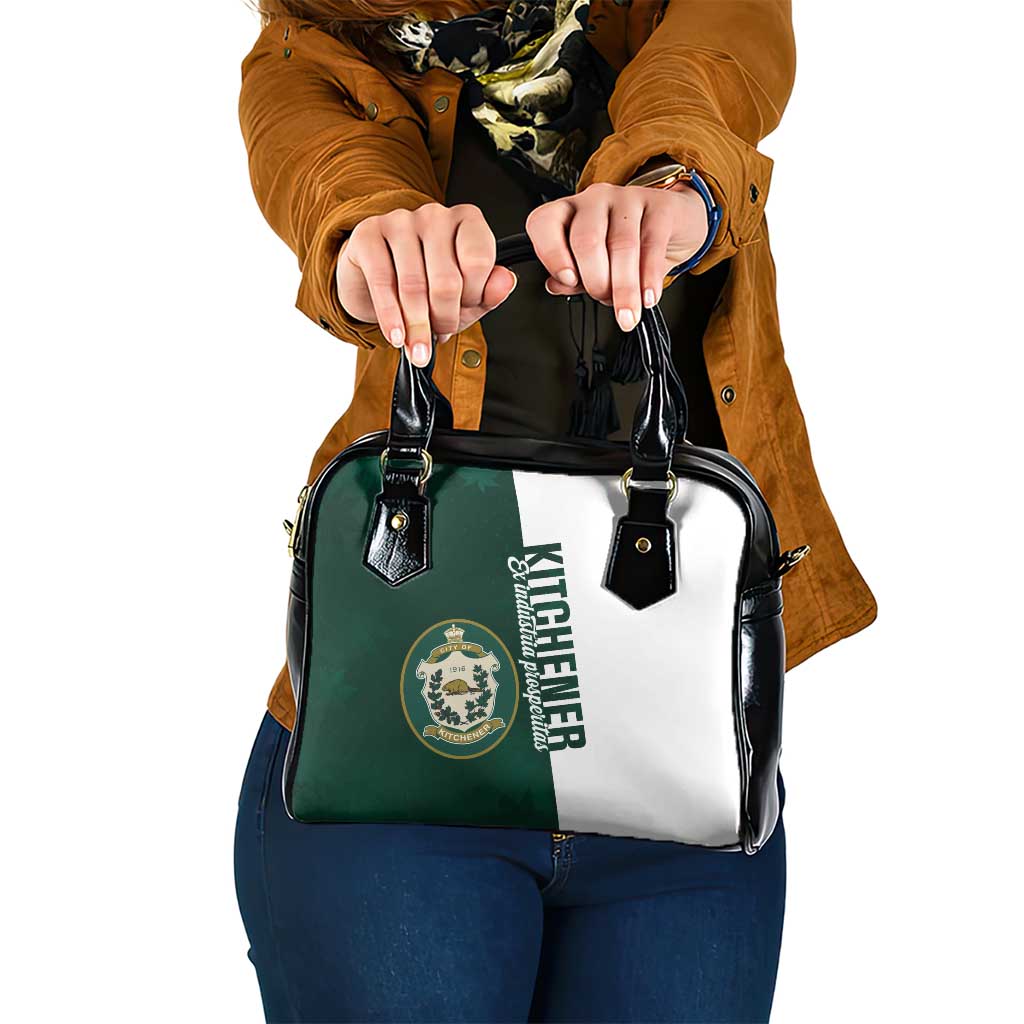 Personalised Canada Kitchener Shoulder Handbag Ex Industria Prosperitas LT01