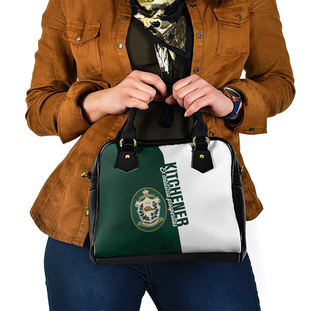 Personalised Canada Kitchener Shoulder Handbag Ex Industria Prosperitas LT01