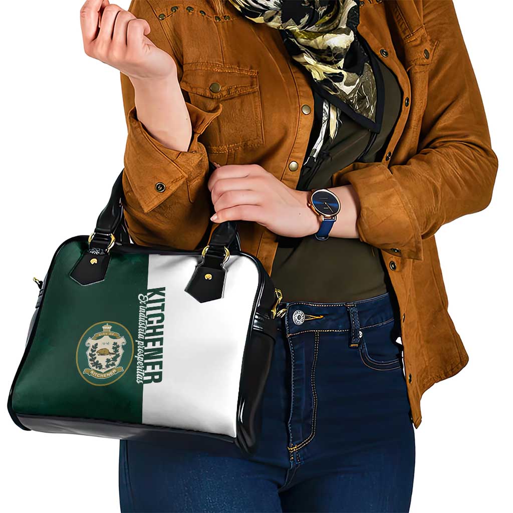 Personalised Canada Kitchener Shoulder Handbag Ex Industria Prosperitas LT01