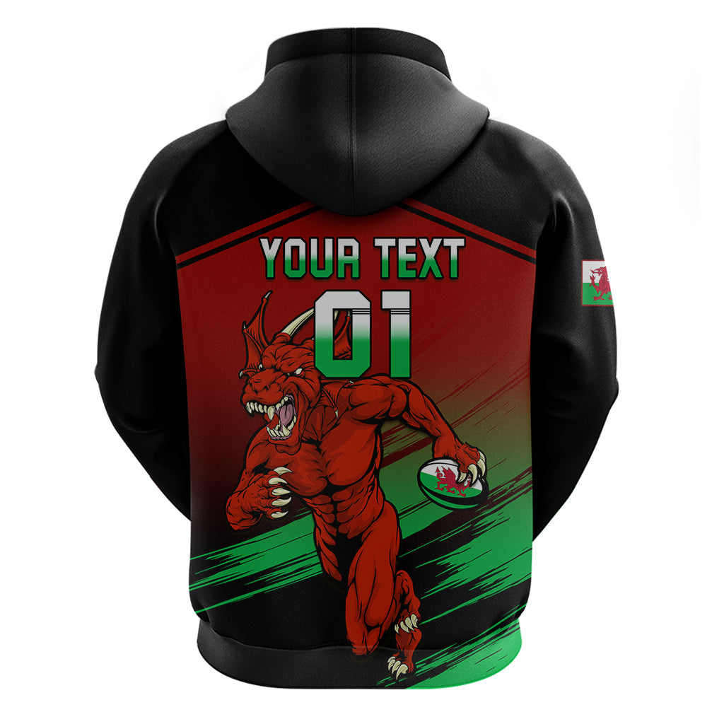 Custom Wales Rugby Hoodie Cymru Come On 2023 World Cup LT01