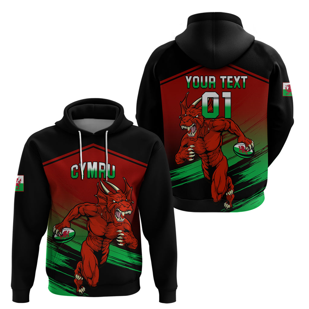 Custom Wales Rugby Hoodie Cymru Come On 2023 World Cup LT01