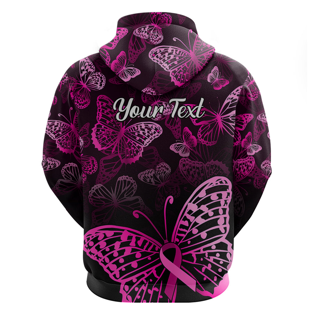 Personalised In October We Wear Pink Hoodie Breast Cancer Awareness LT01