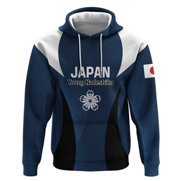 Custom Japan Football Hoodie Come On Young Nadeshiko LT01