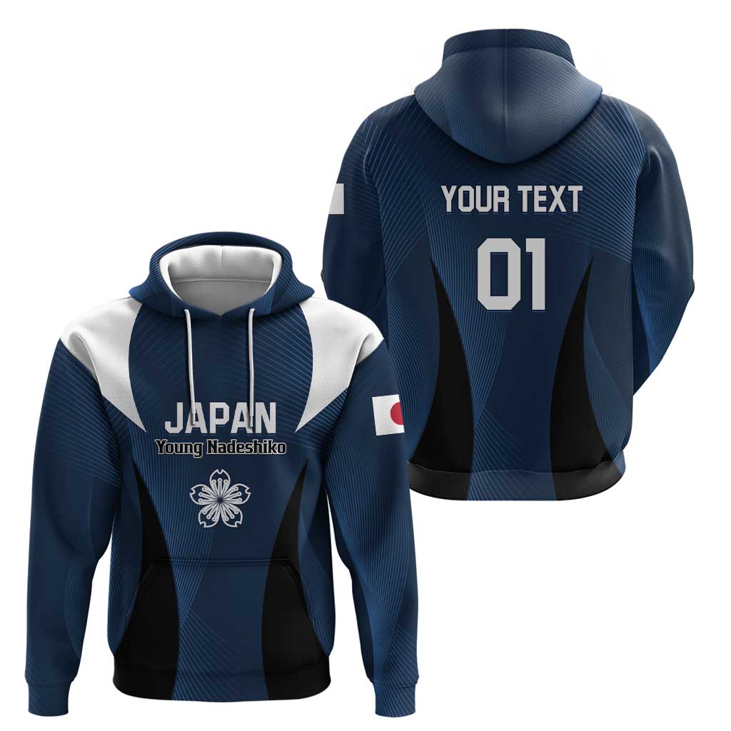 Custom Japan Football Hoodie Come On Young Nadeshiko LT01