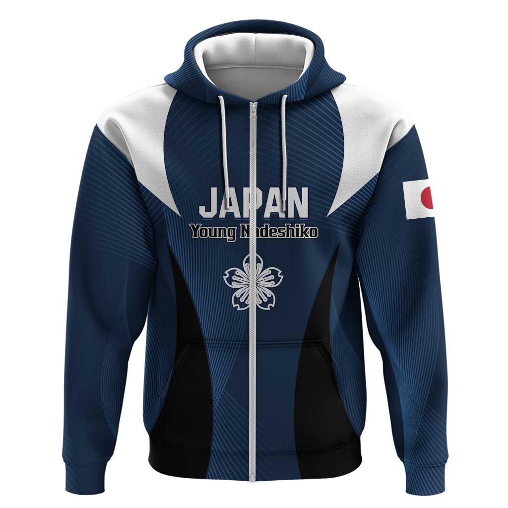 Custom Japan Football Hoodie Come On Young Nadeshiko LT01