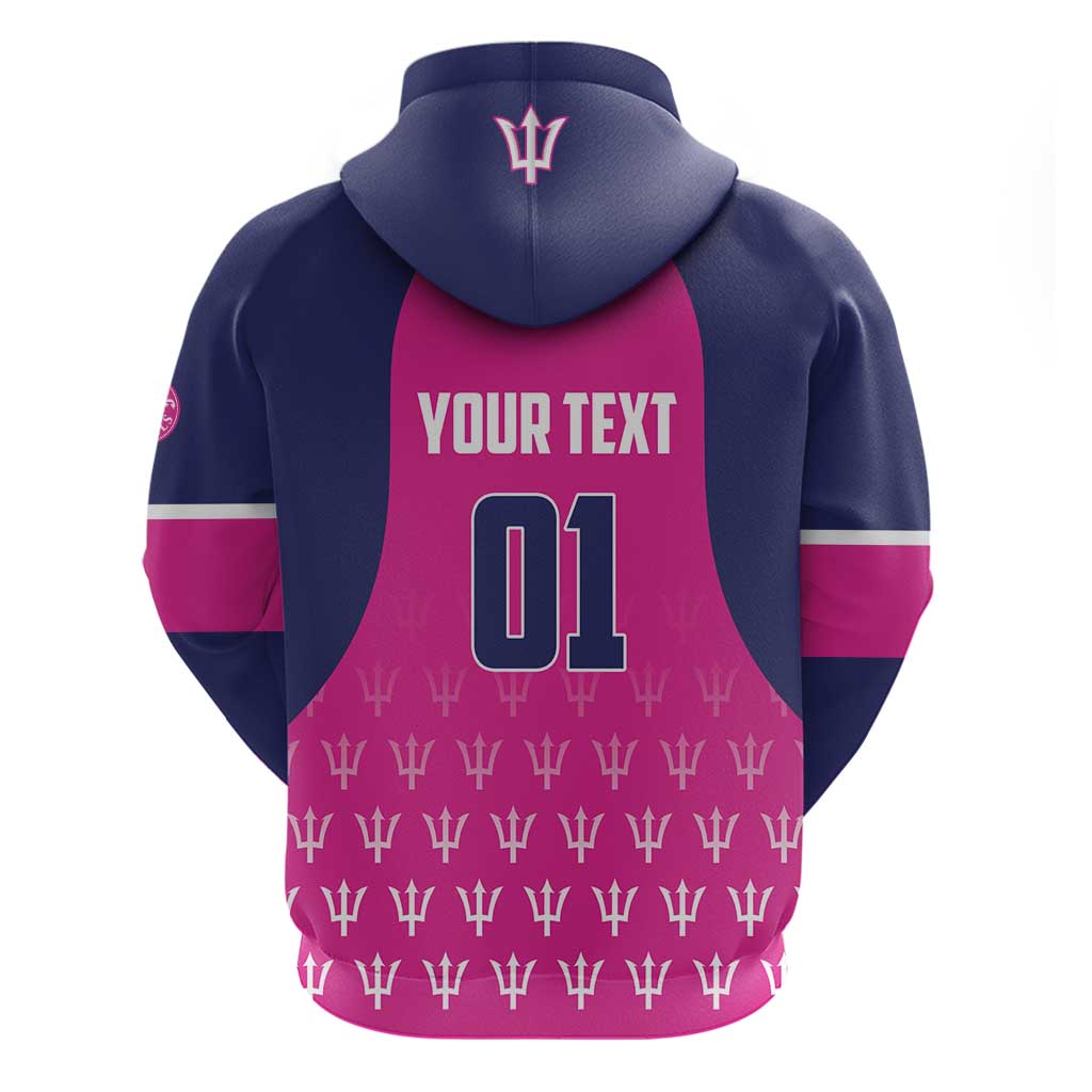 Custom Barbados Royals Cricket Hoodie Back to Back Champions LT01