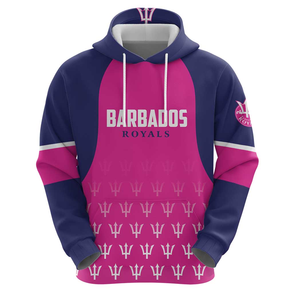 Custom Barbados Royals Cricket Hoodie Back to Back Champions LT01